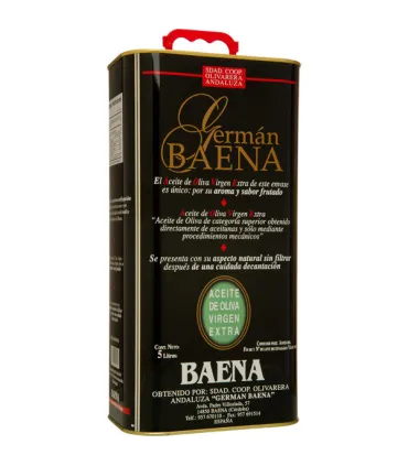 Natives Olivenöl Extra Naturtrüb Germán Baena 5 L