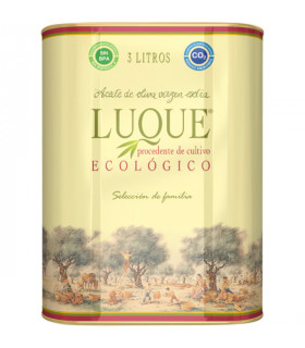 Luque Organic Extra Virgin Olive Oil 3L